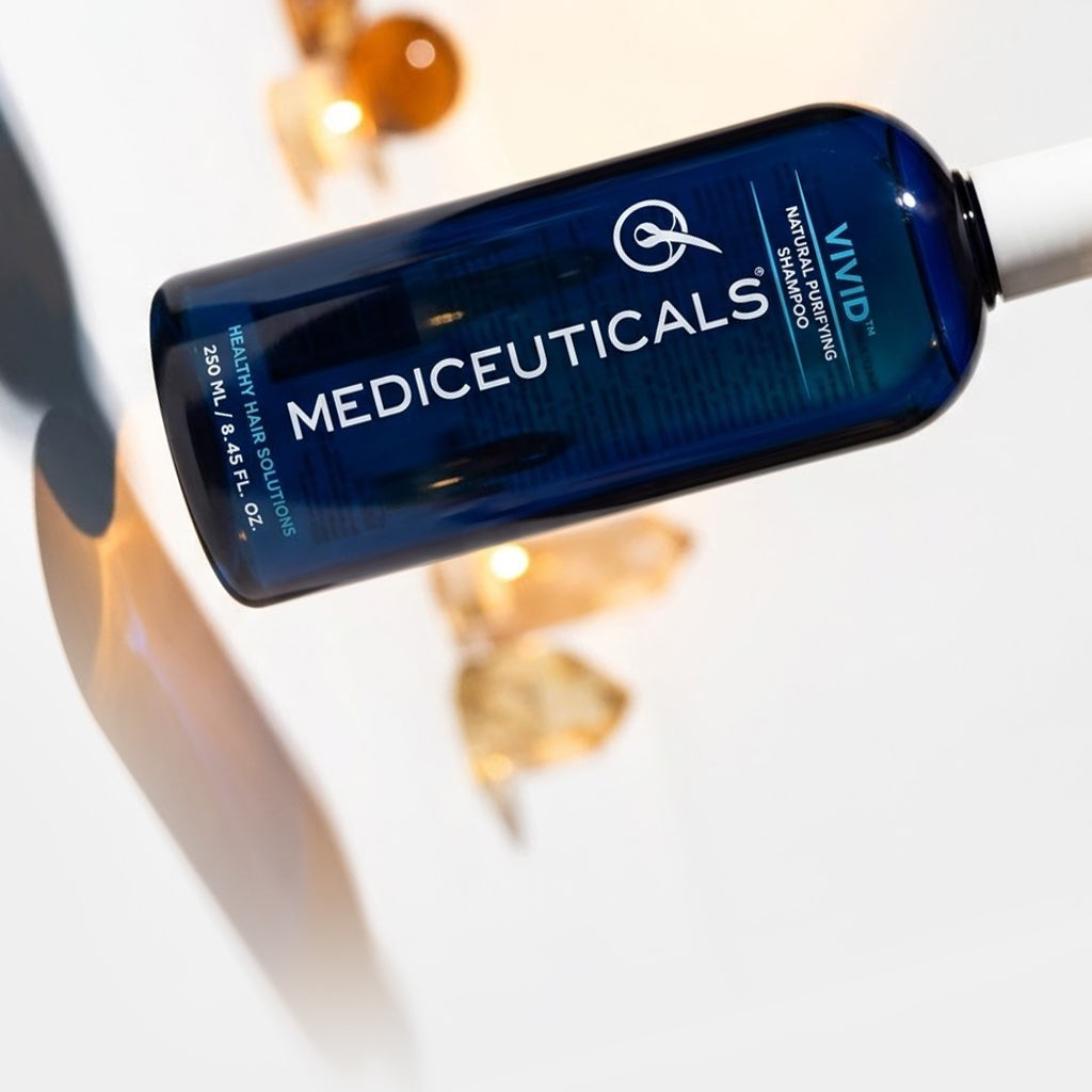 Mediceuticals Vivid Natural Purifying Shampoo vs. Generic Clarifying Shampoos