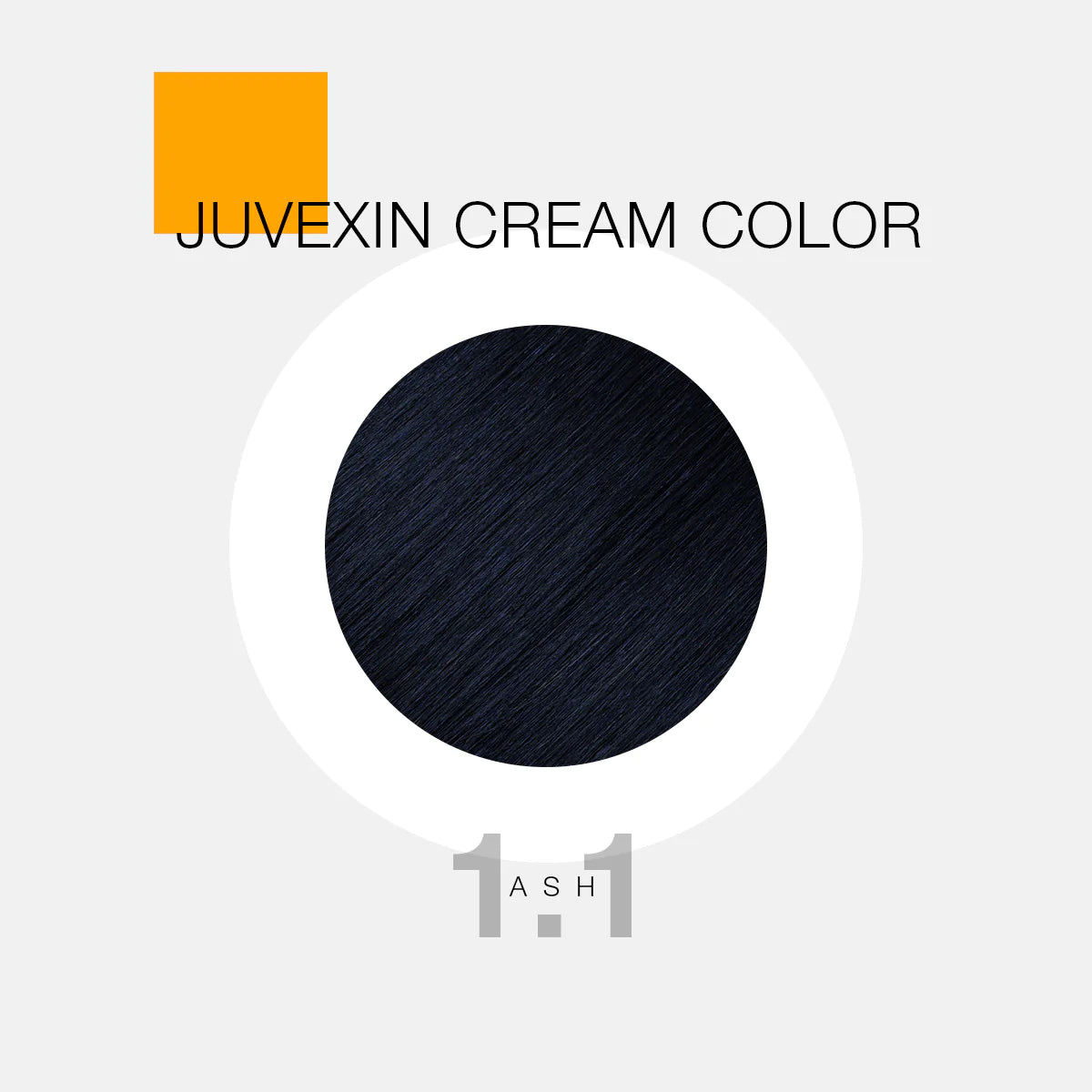 GK Hair Color - Juvexin Cream Color Pro Ash 1.1 