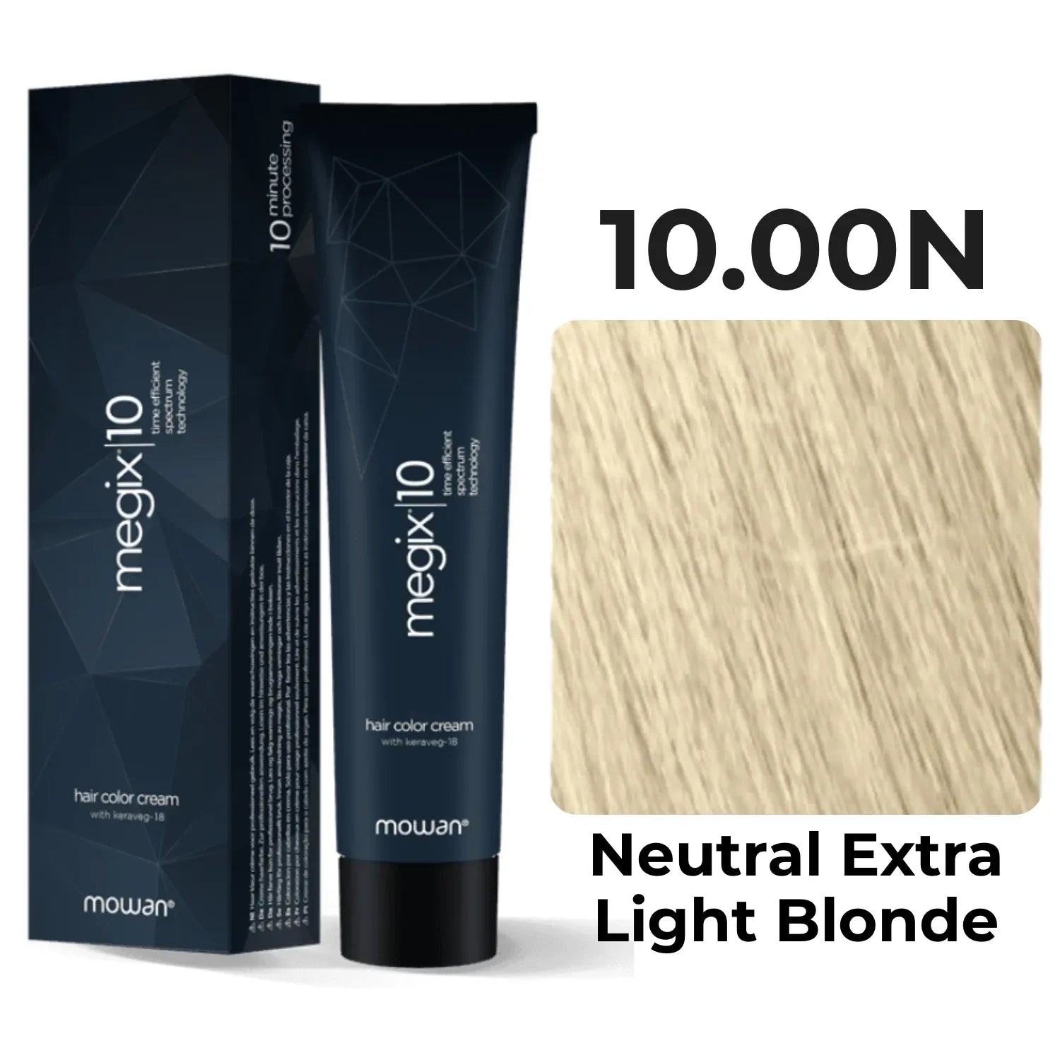 Mowan  - Megix Hair Color - True Neutrals 10.00N