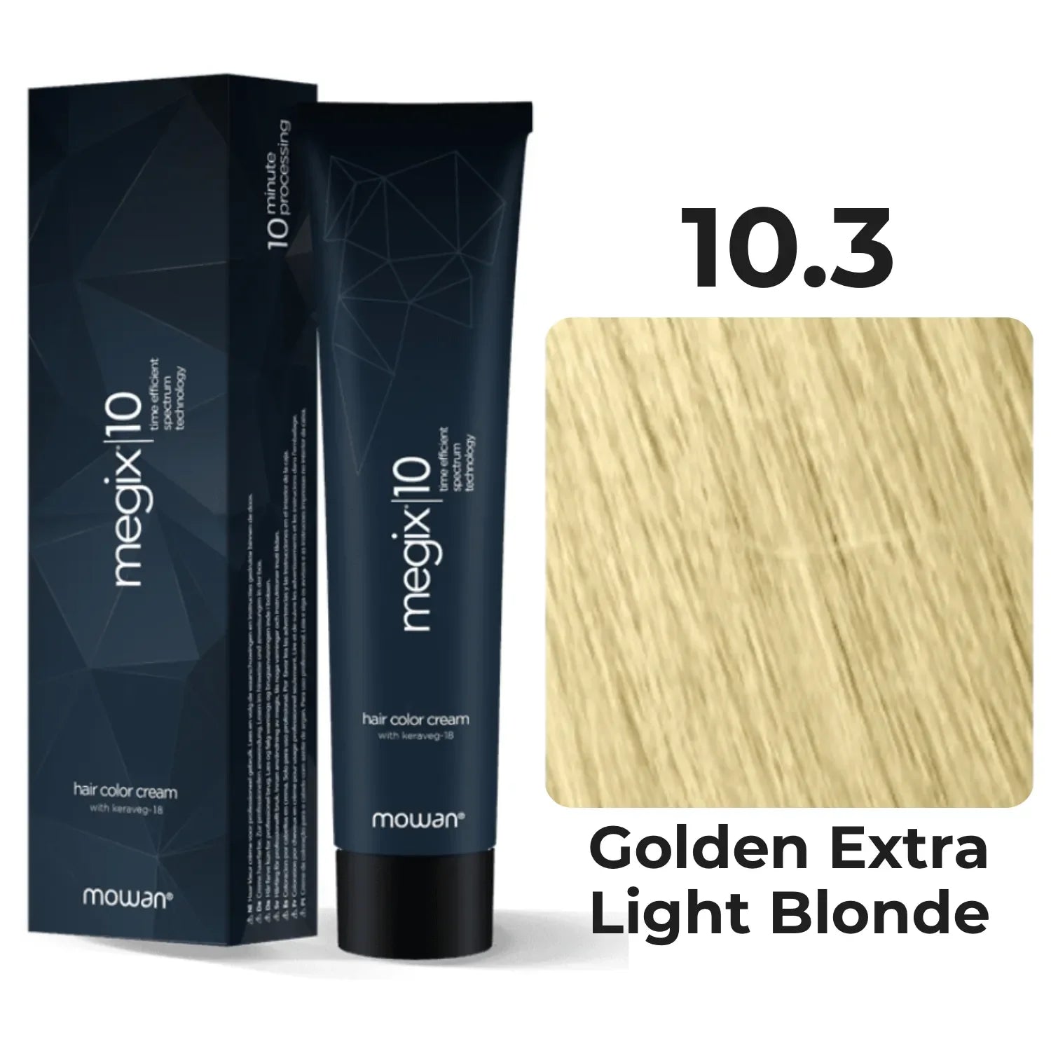 Mowan  - Megix Hair Color - Gold 10.3