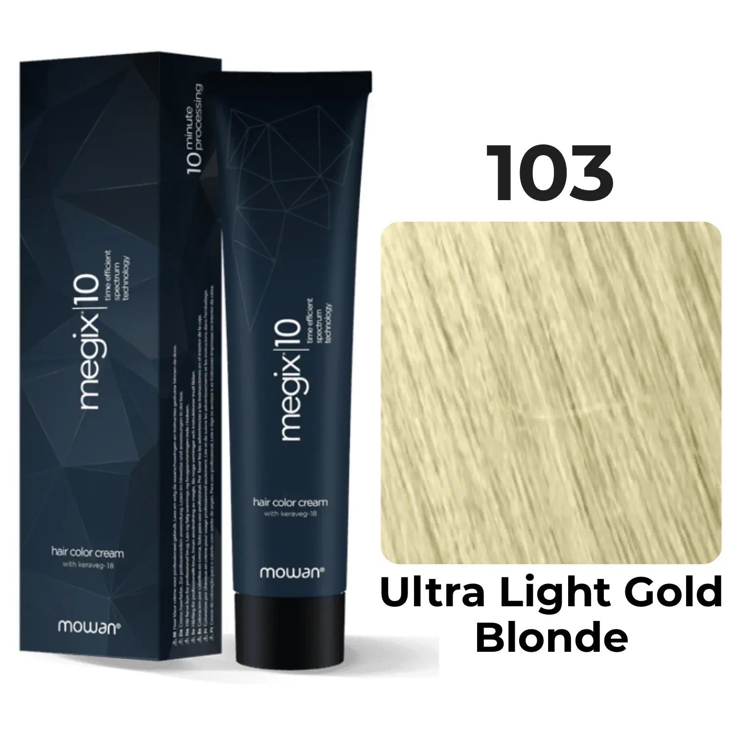 Mowan  - Megix Hair Color - Ultra Blondes 103