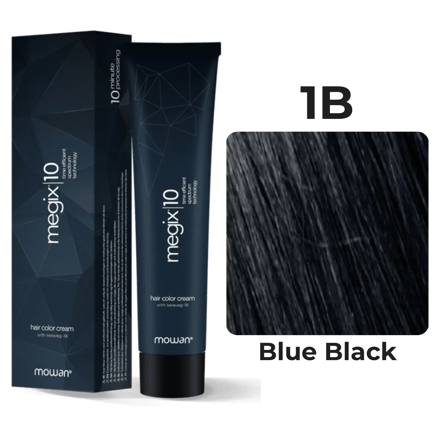 Mowan  - Megix Hair Color - Ash 1B