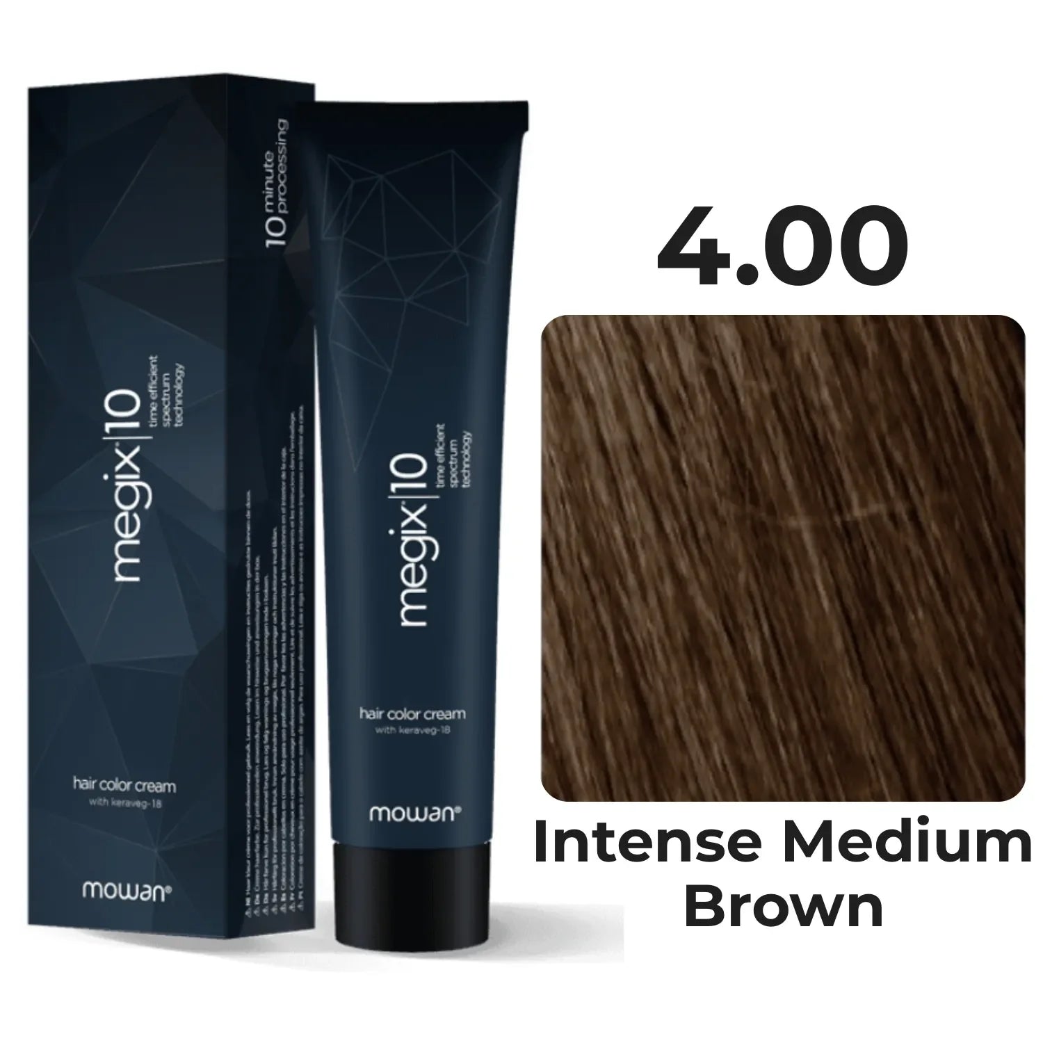 Mowan  - Megix Hair Color - Intense Natural 4.00