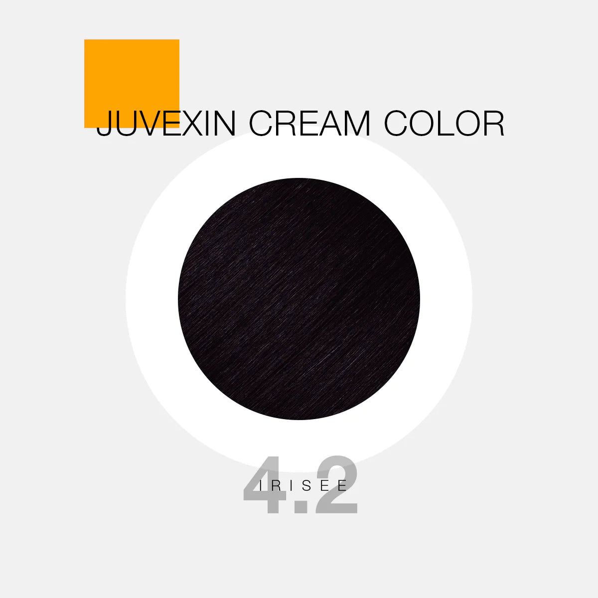 GK Hair Color - Juvexin Cream Color Pro Irisee 4.2