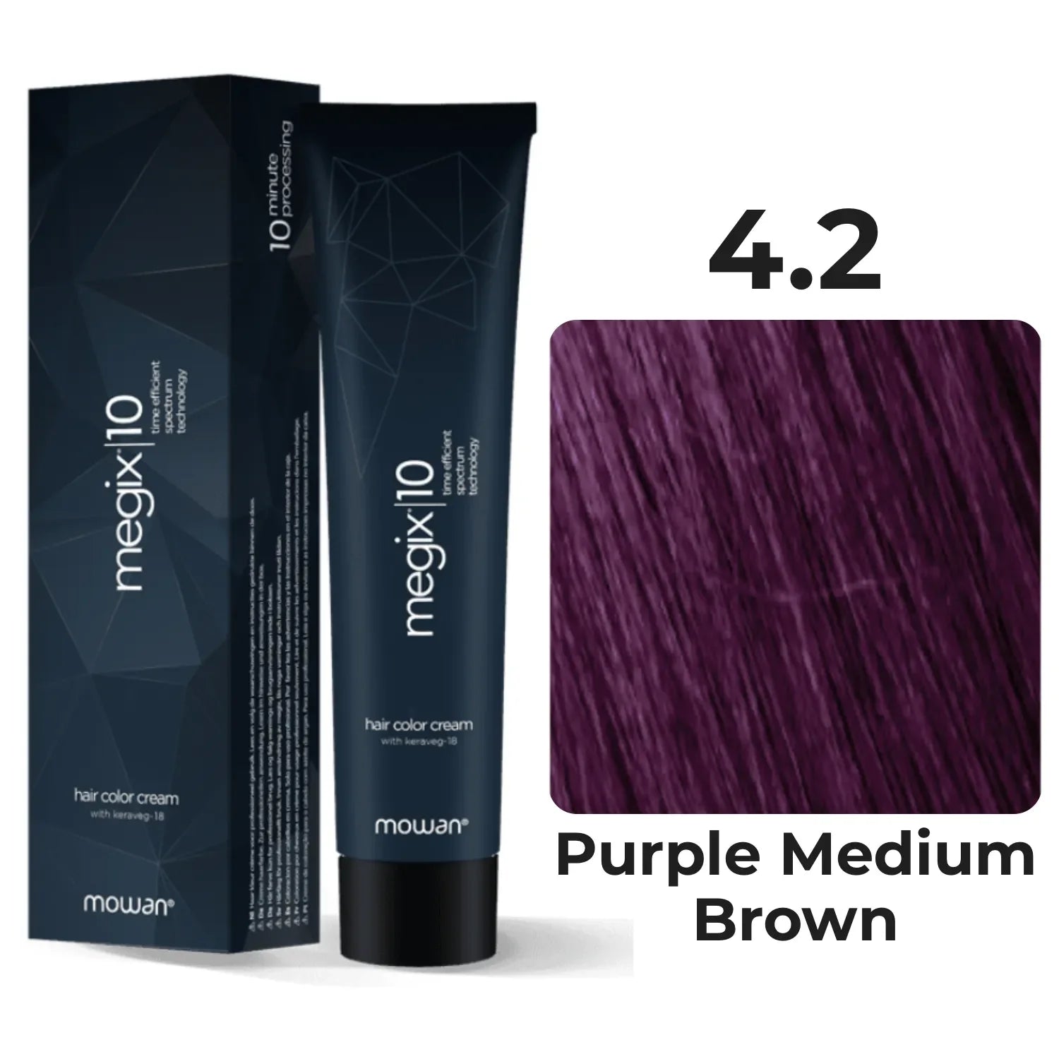 Mowan  - Megix Hair Color - Violet 4.2