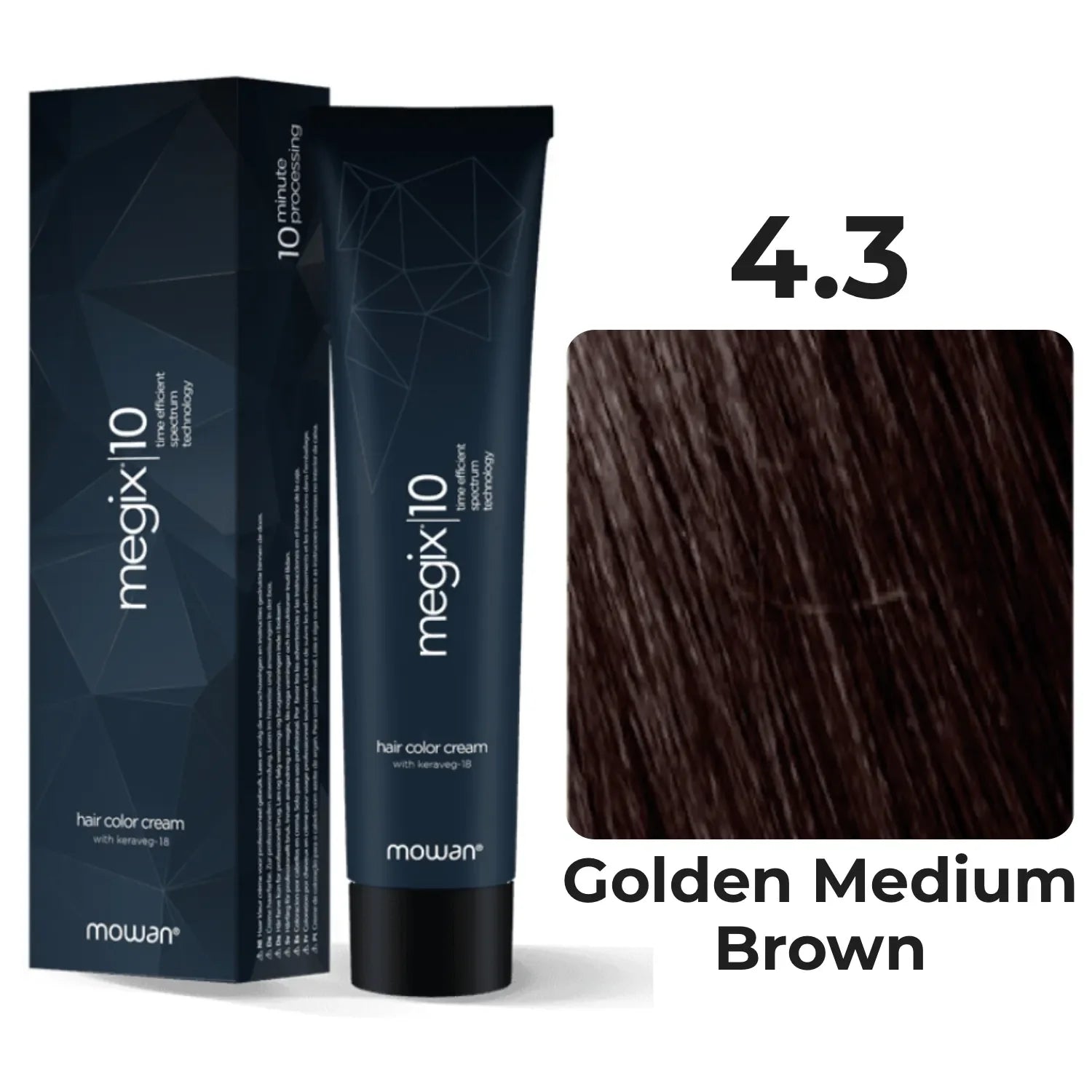 Mowan  - Megix Hair Color - Gold 4.3