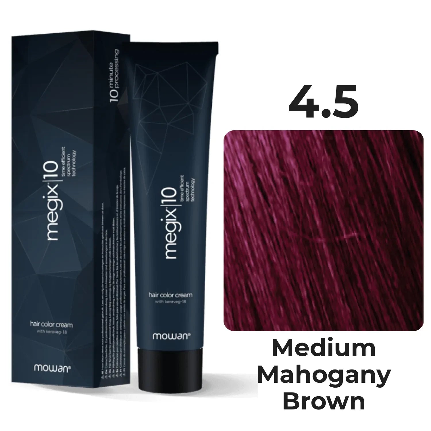 Mowan  - Megix Hair Color - Mahogany 4.5