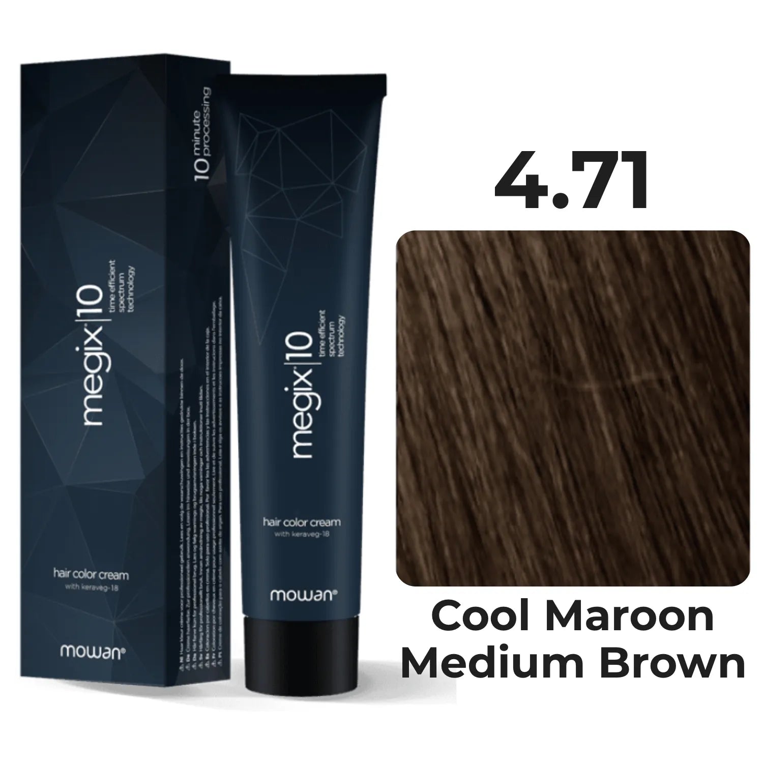 Mowan  - Megix Hair Color - Cool Maroon 4.71