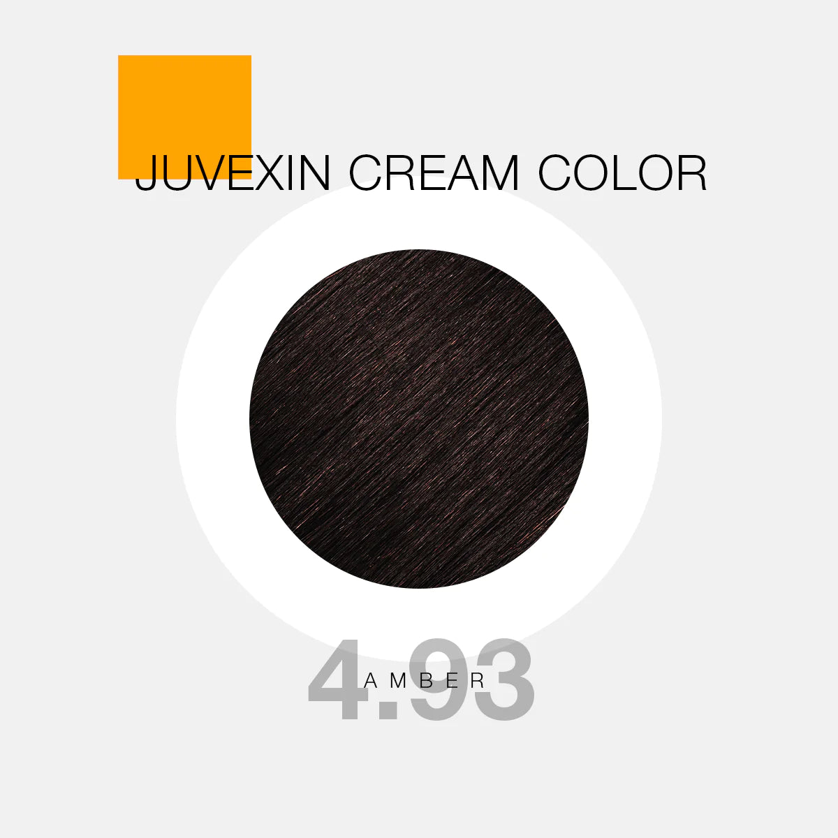 GK Hair Color Hair - Juvexin Cream Color Pro Amber 4.93