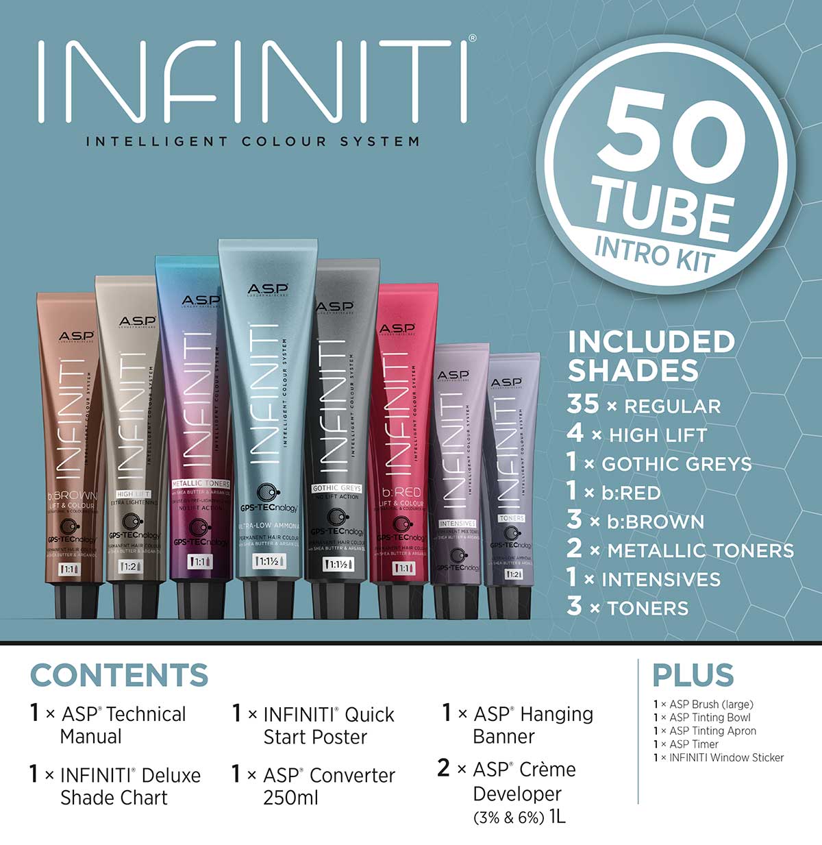 ASP  Infinit Complete Kit 50 shades Professional Salon Products