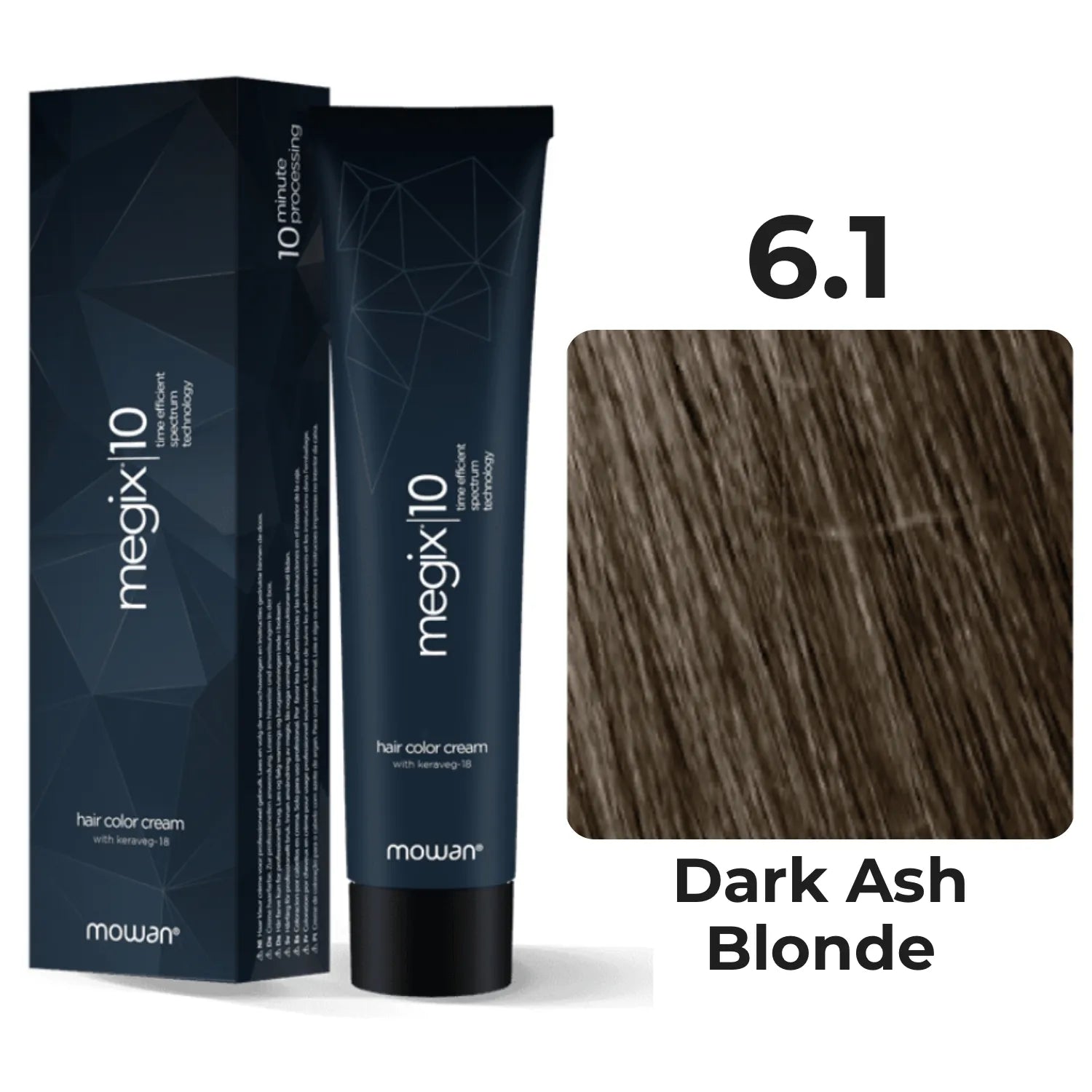 Mowan  - Megix Hair Color - Ash 6.1