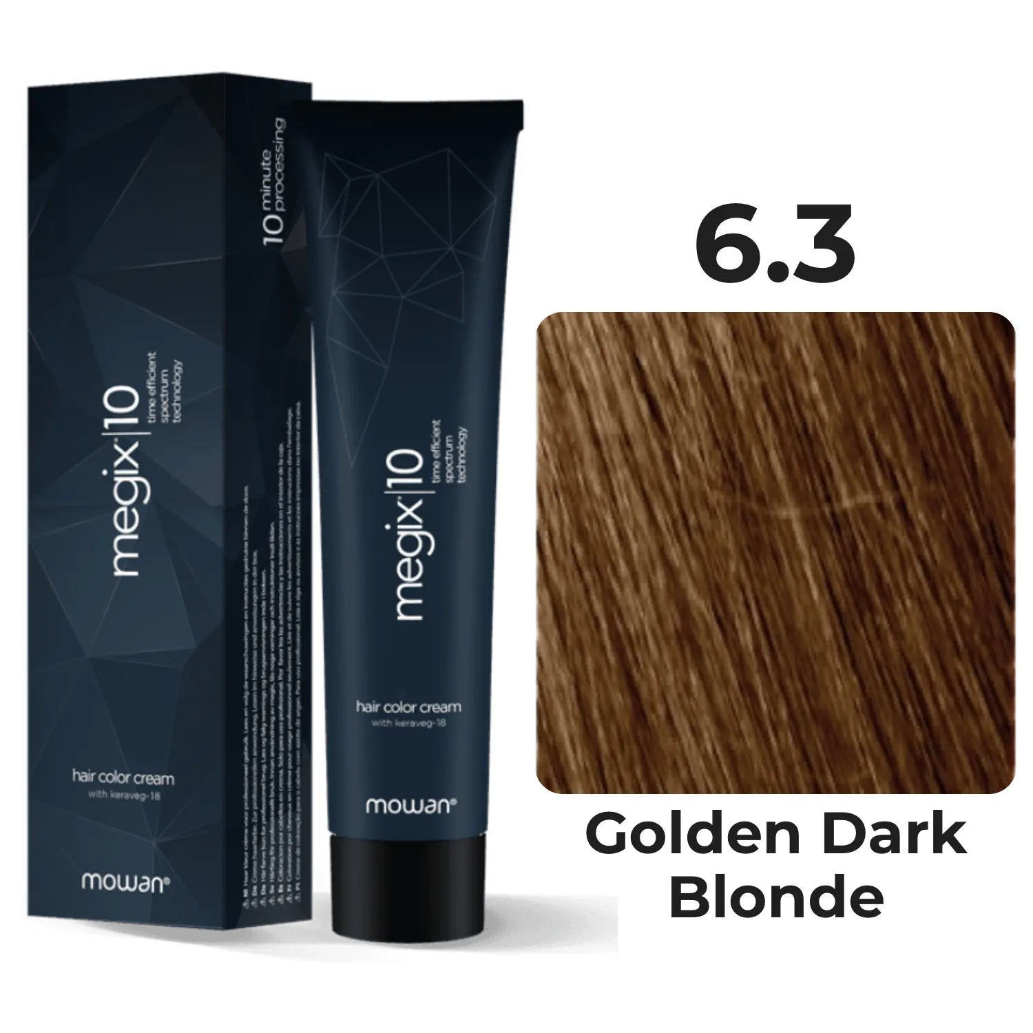 Mowan  - Megix Hair Color - Gold 6.3