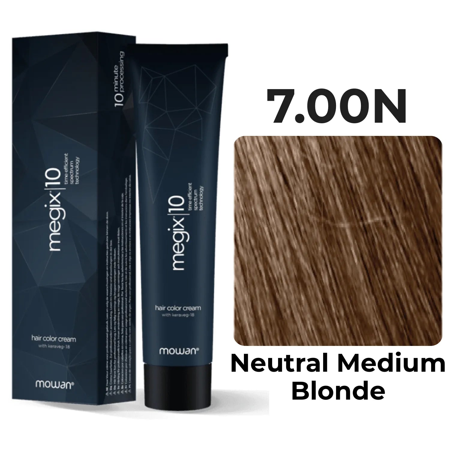 Mowan  - Megix Hair Color - True Neutrals 7.00N