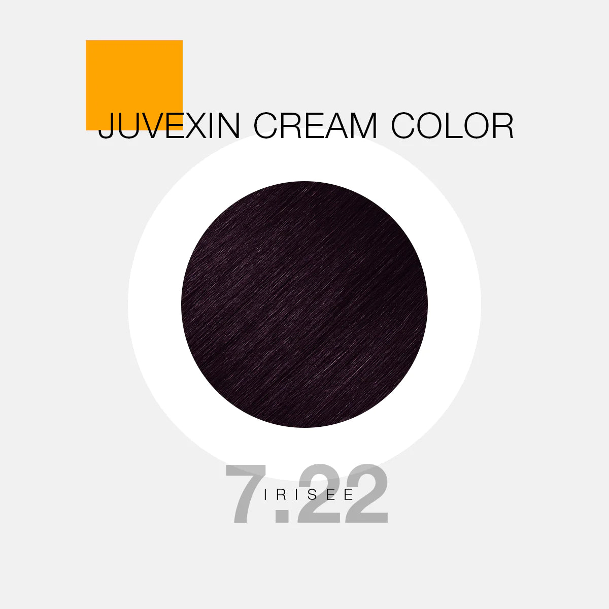 GK Hair Color - Juvexin Cream Color Pro Irisee 7.22