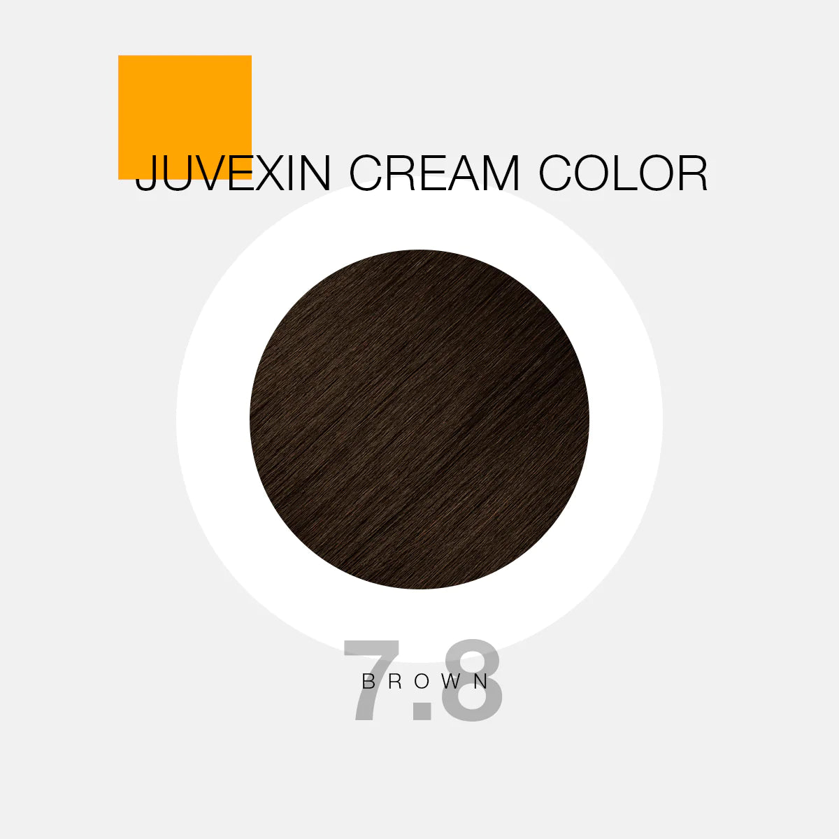 GK Color Hair -Juvexin Cream Color PSalon Professional Juvexinro Brown  7.8