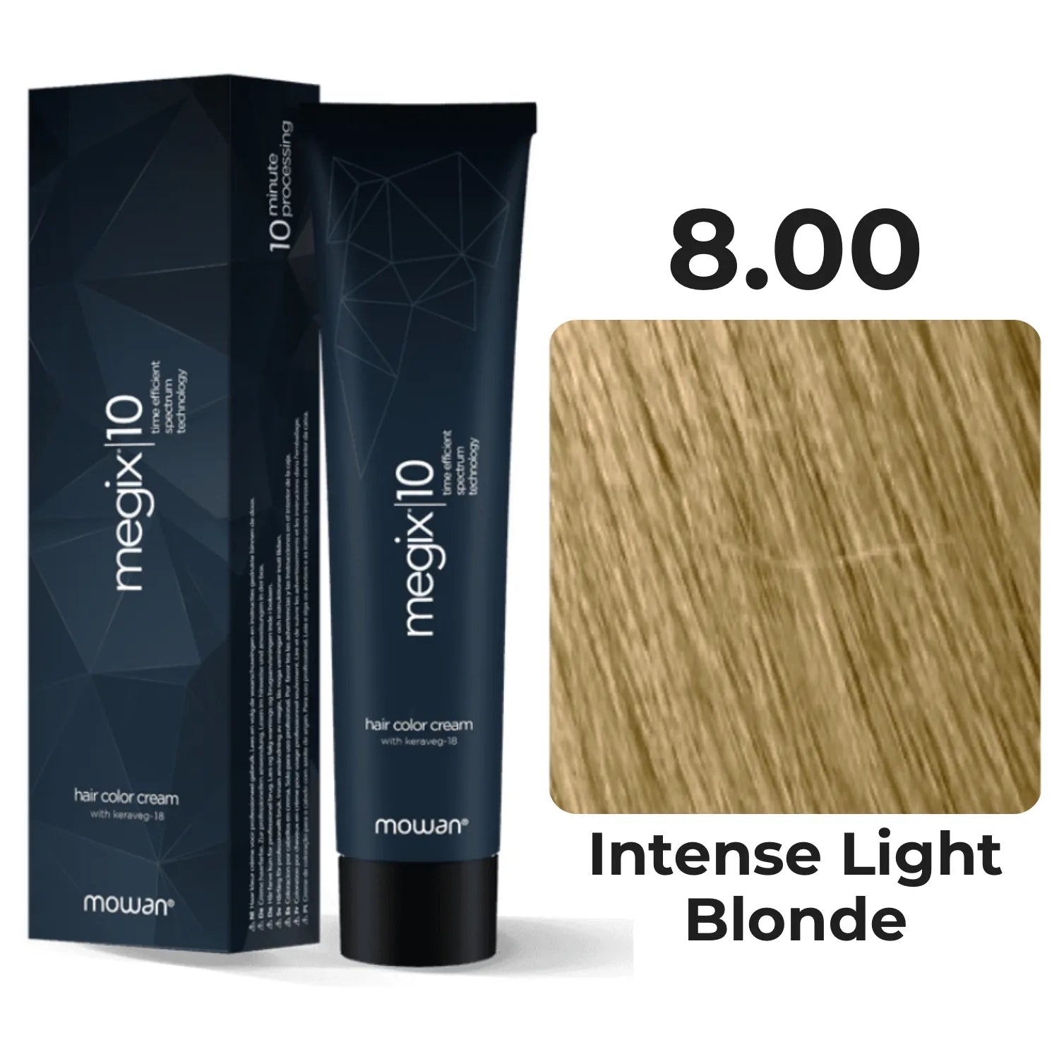 Mowan  - Megix Hair Color - Intense Natural 8.00