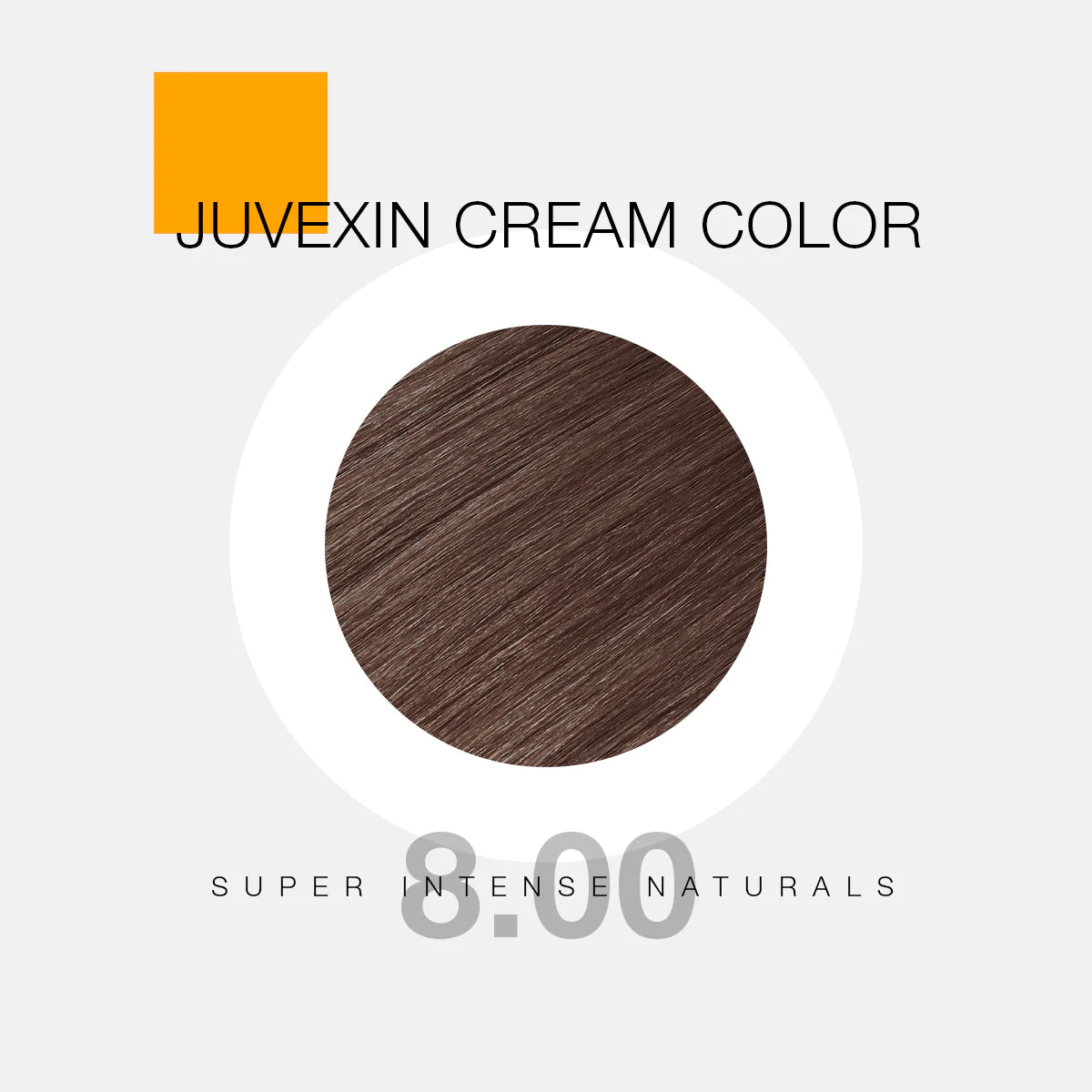 GK Hair Color - Juvexin Cream Color Pro Super Intense Naturals 8.00