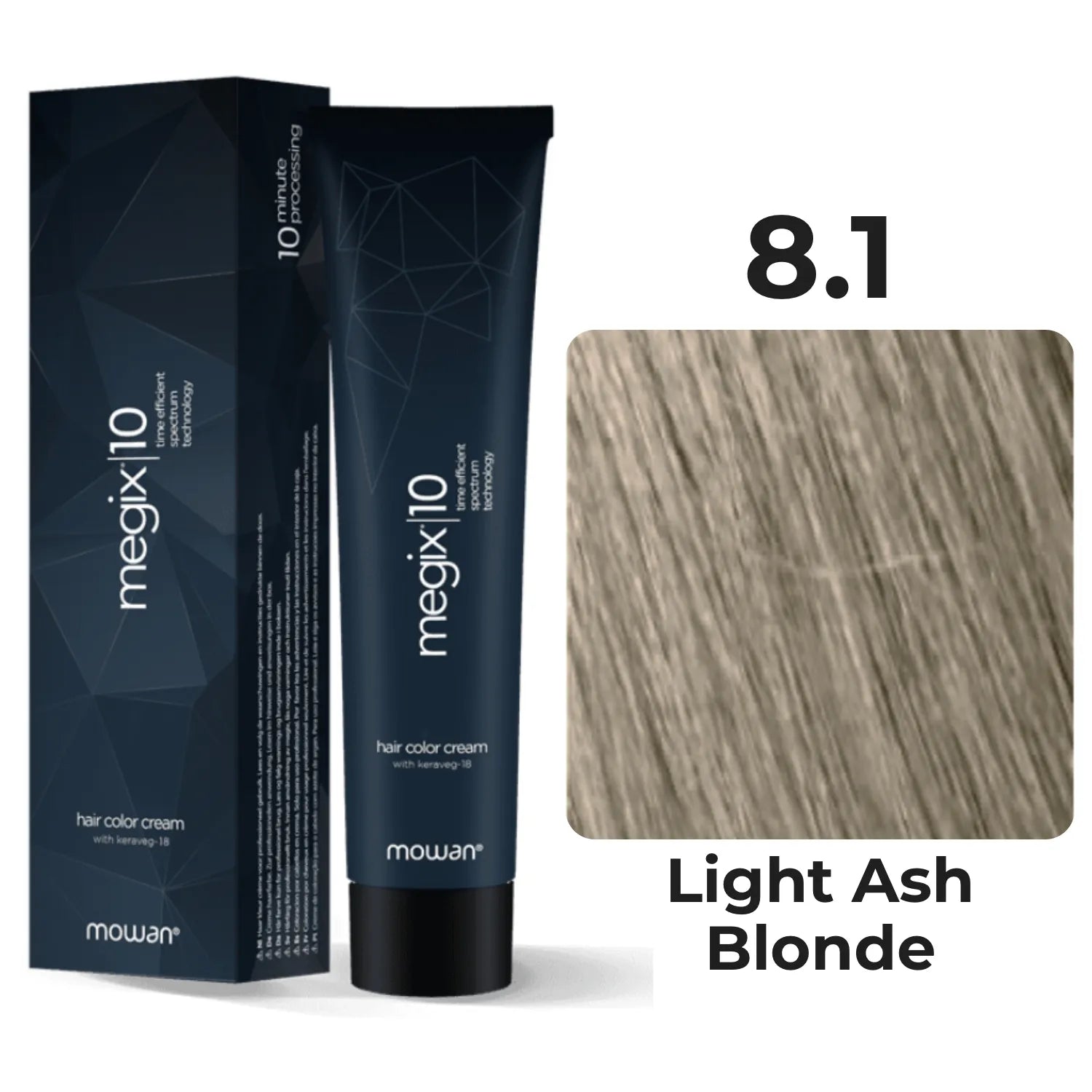 Mowan  - Megix Hair Color - Ash 8.1