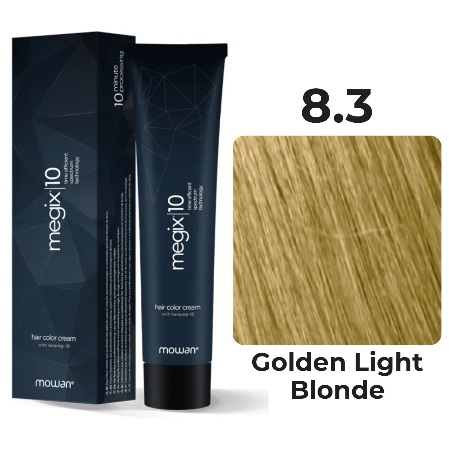 Mowan  - Megix Hair Color - Gold 8.3