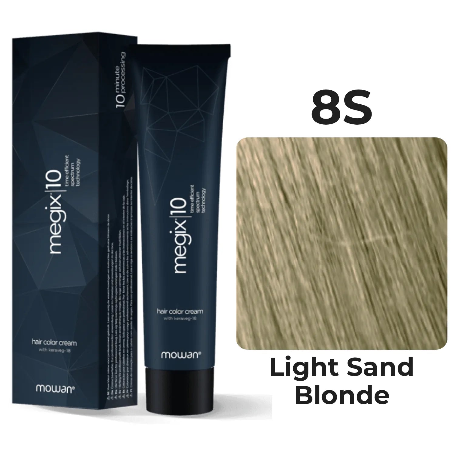 Mowan  - Megix Hair Color - Sand 8S