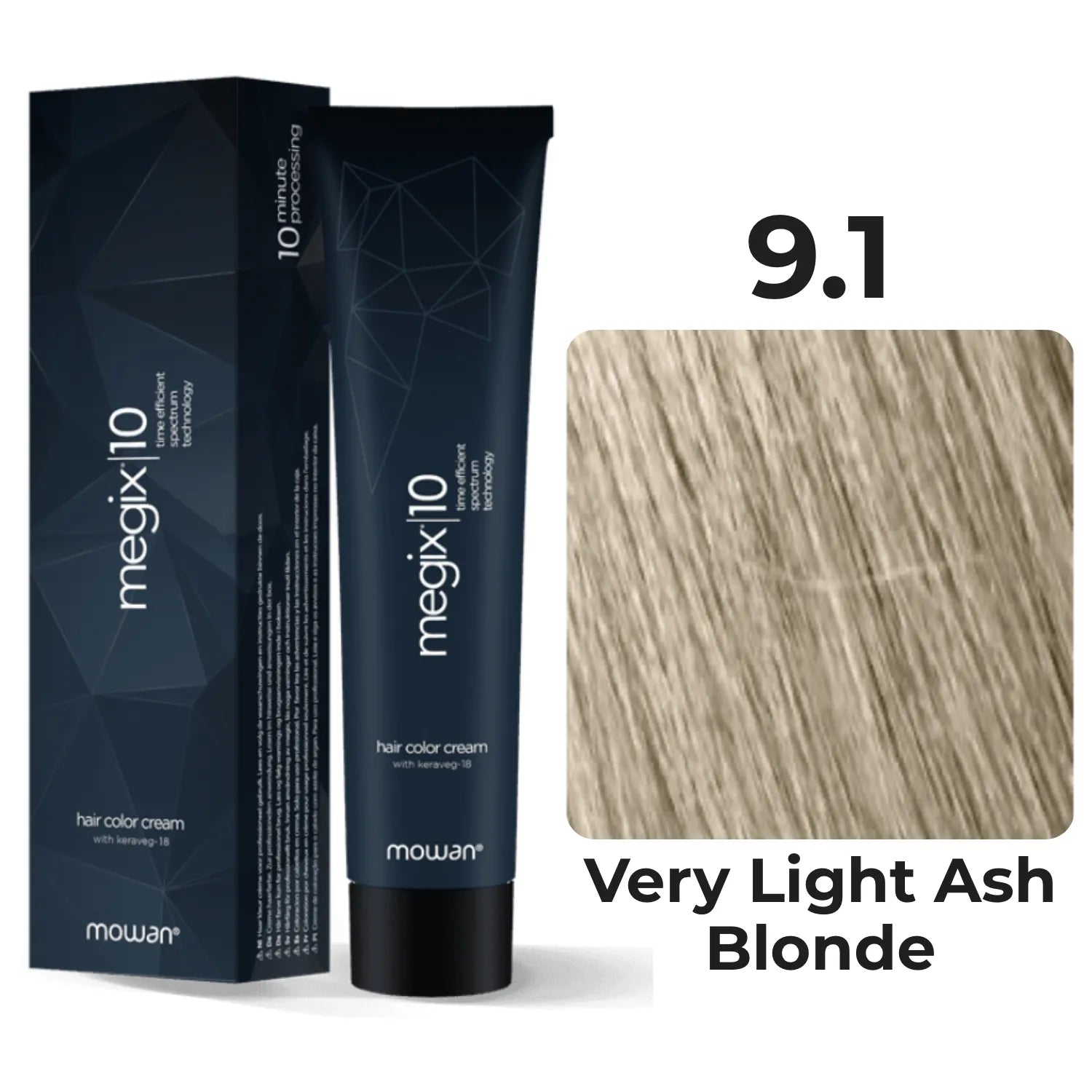 Mowan  - Megix Hair Color - Ash 9.1