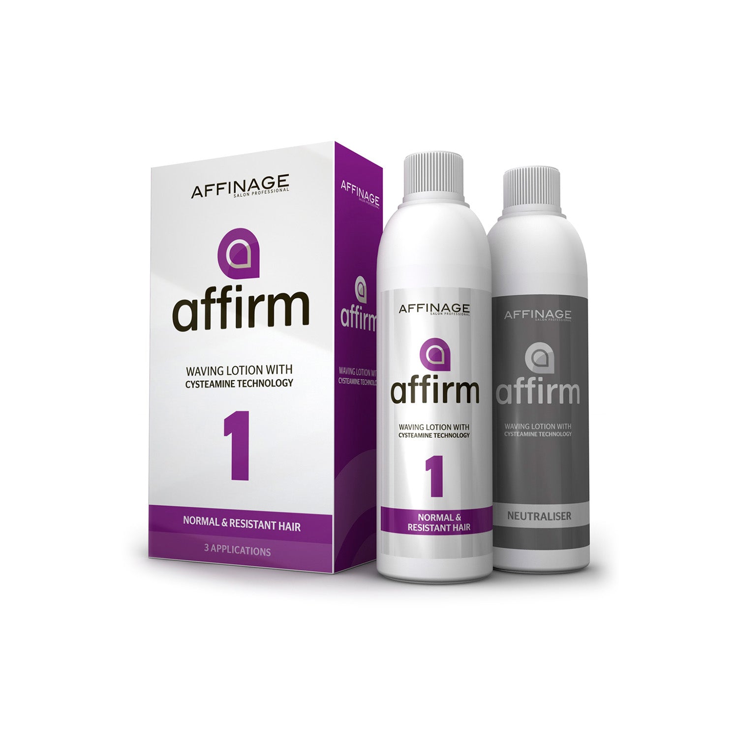 affinage affirm perm 1+fix waving lotion system professional salon products shop online