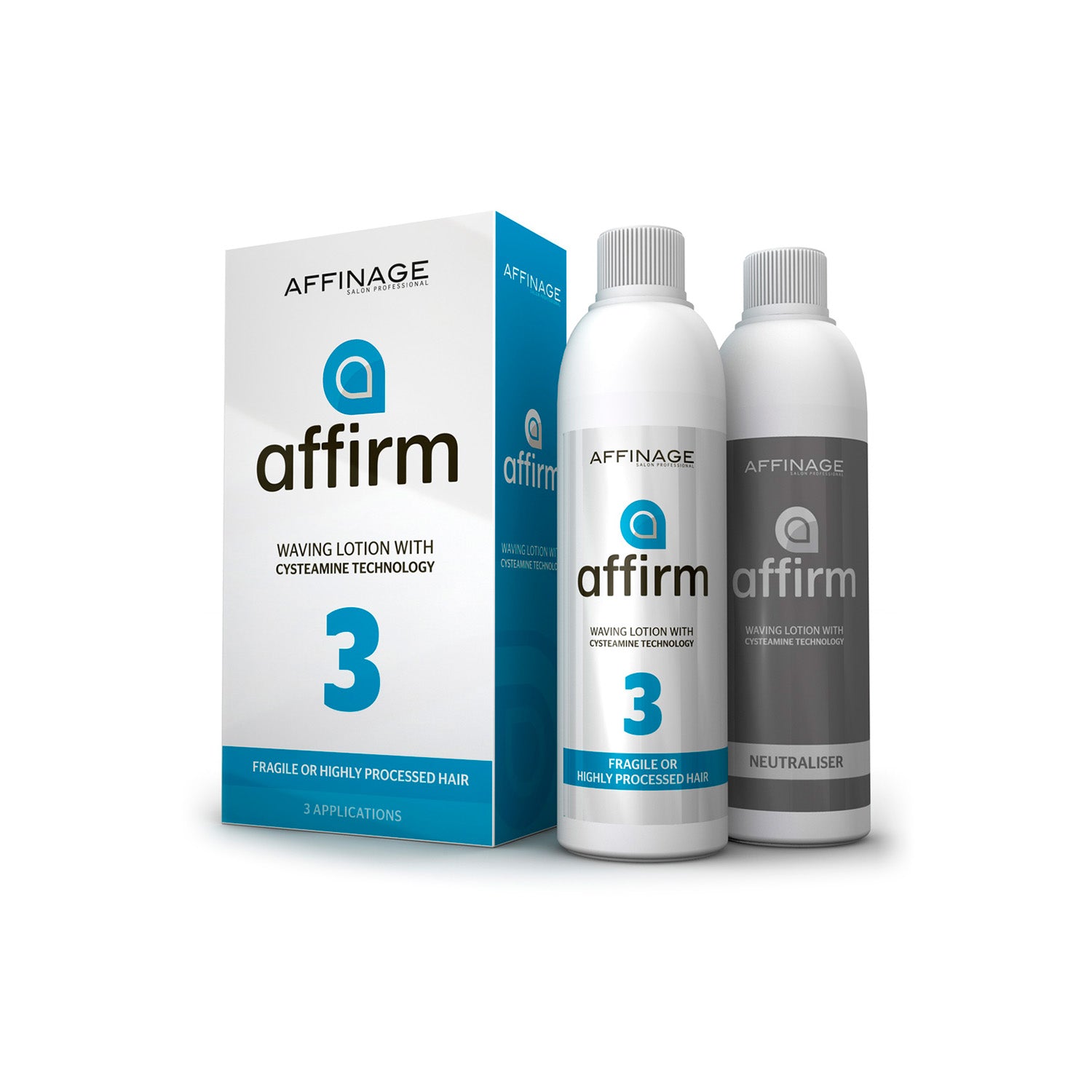 ASP - Affirm Perm 3+Fix ADVANCED WAVING LOTION WITH CYSTEAMINE TECHNOLOGY. affinage affirm