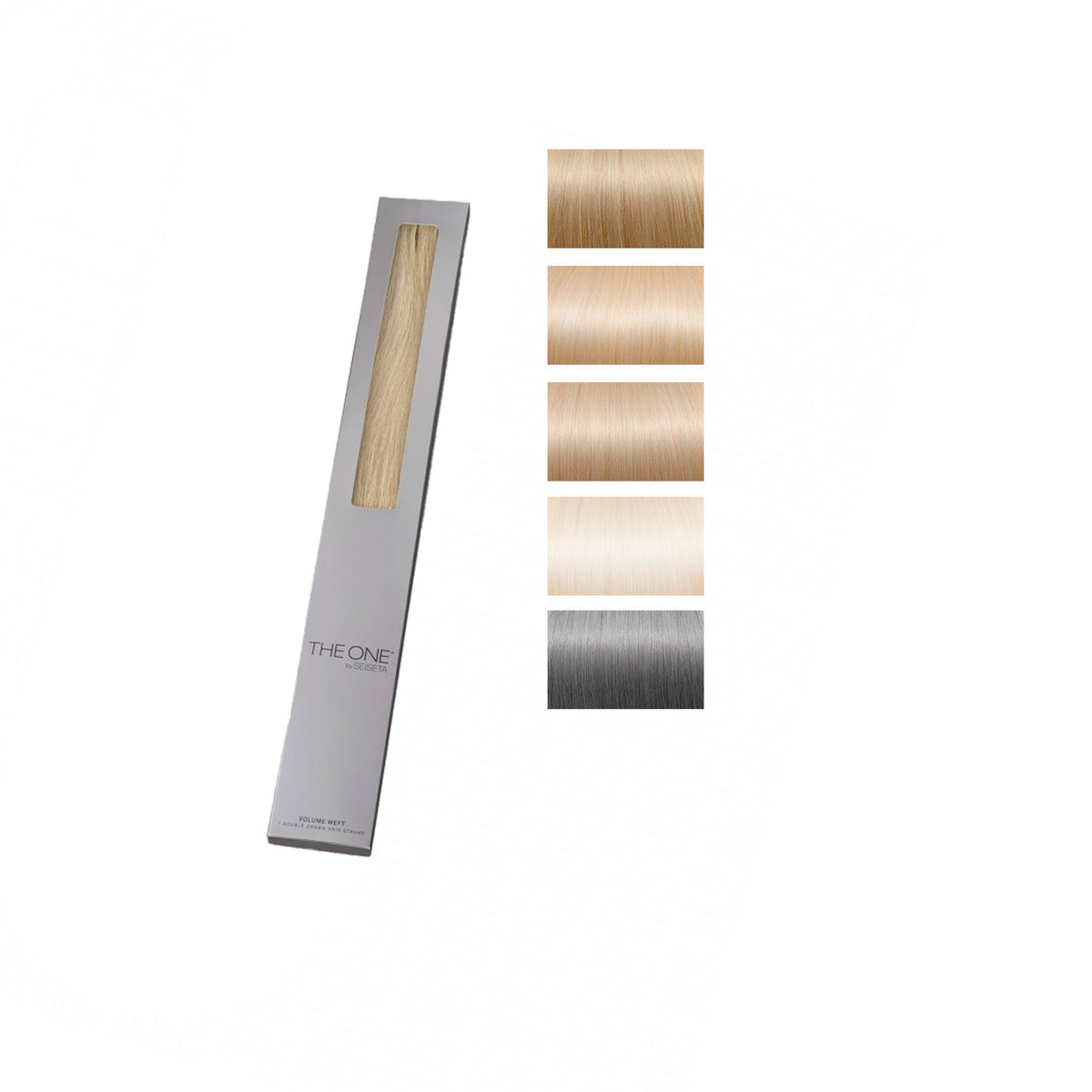 Seiseta The One Hair Extensions - Volume Weft Hair Double Drawn - COOL