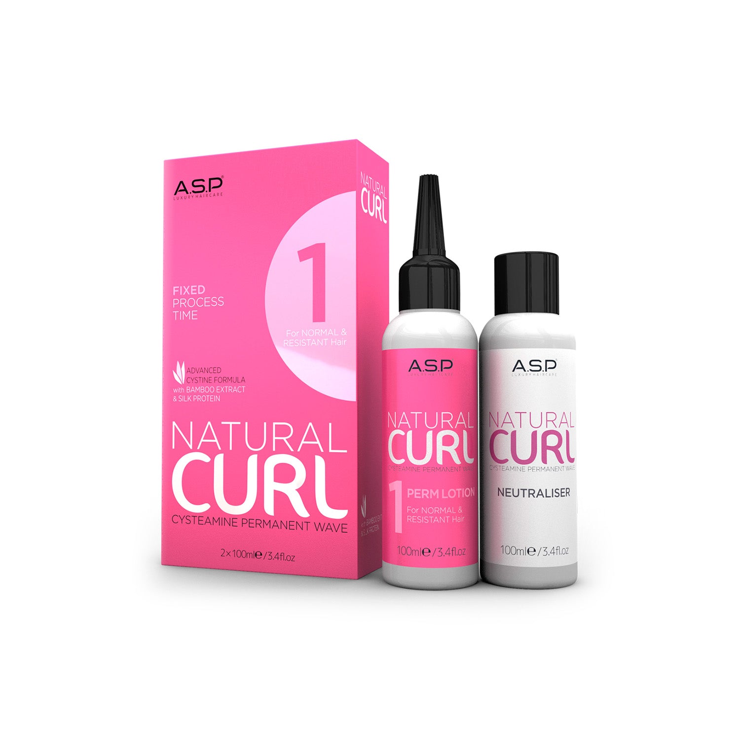 ASP Natural Curl 1+Fix 2x100ml