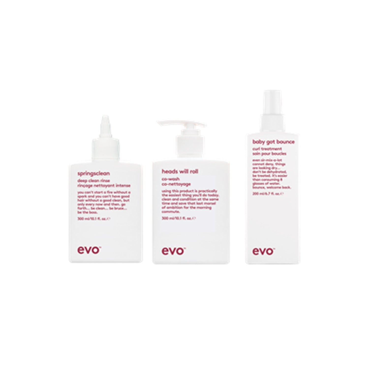 EVO - Baby Got Bounce, Free Rinse & Co Wash