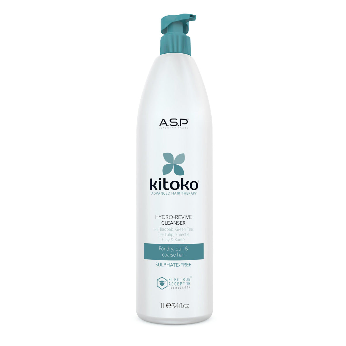 ASP  Kitoko Hydro Revive Cleanser  for dry dull and coarse hair Professional Salon ProductsProfessional Salon Products