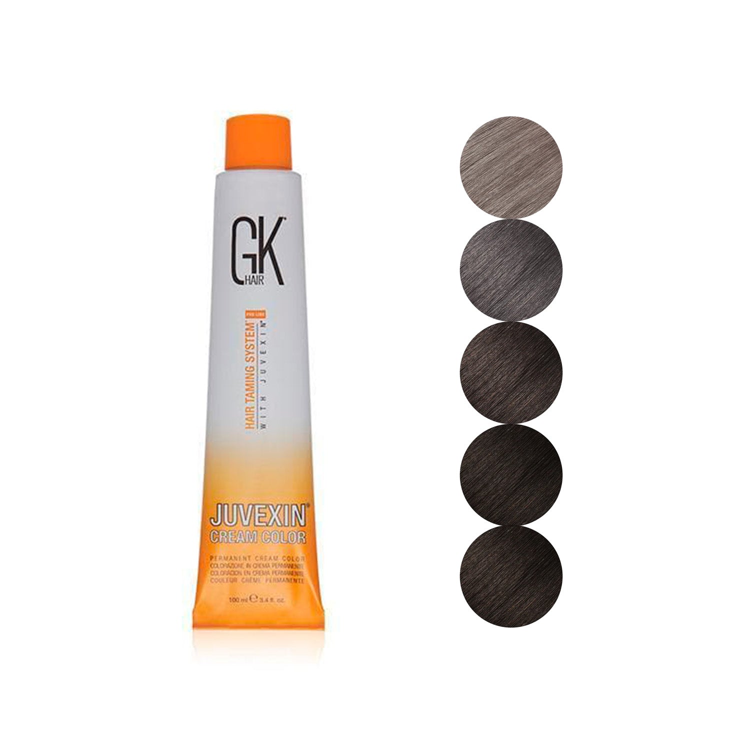 GK Hair Color - Juvexin Cream Color Pro Intense Ash