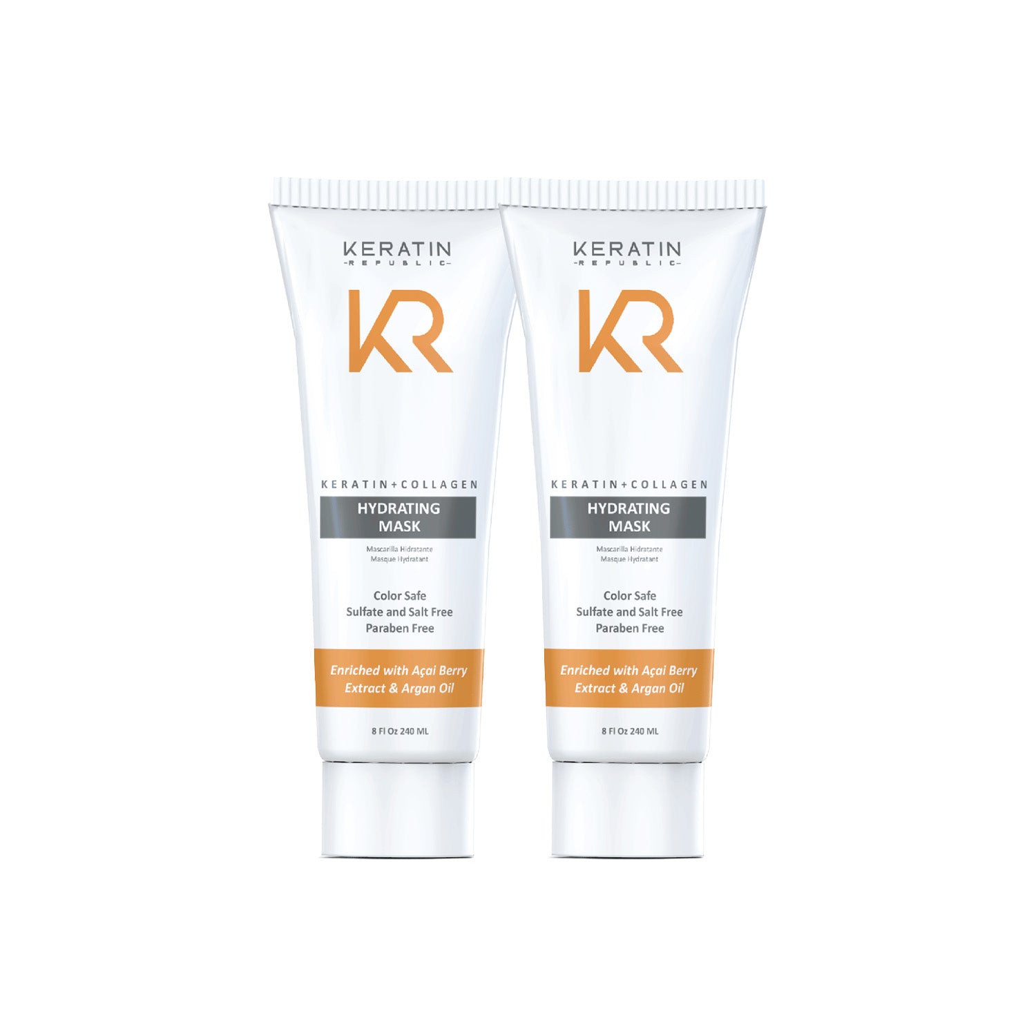 Keratin Republic Luxury Keratin  & Collagen  Mask Duo