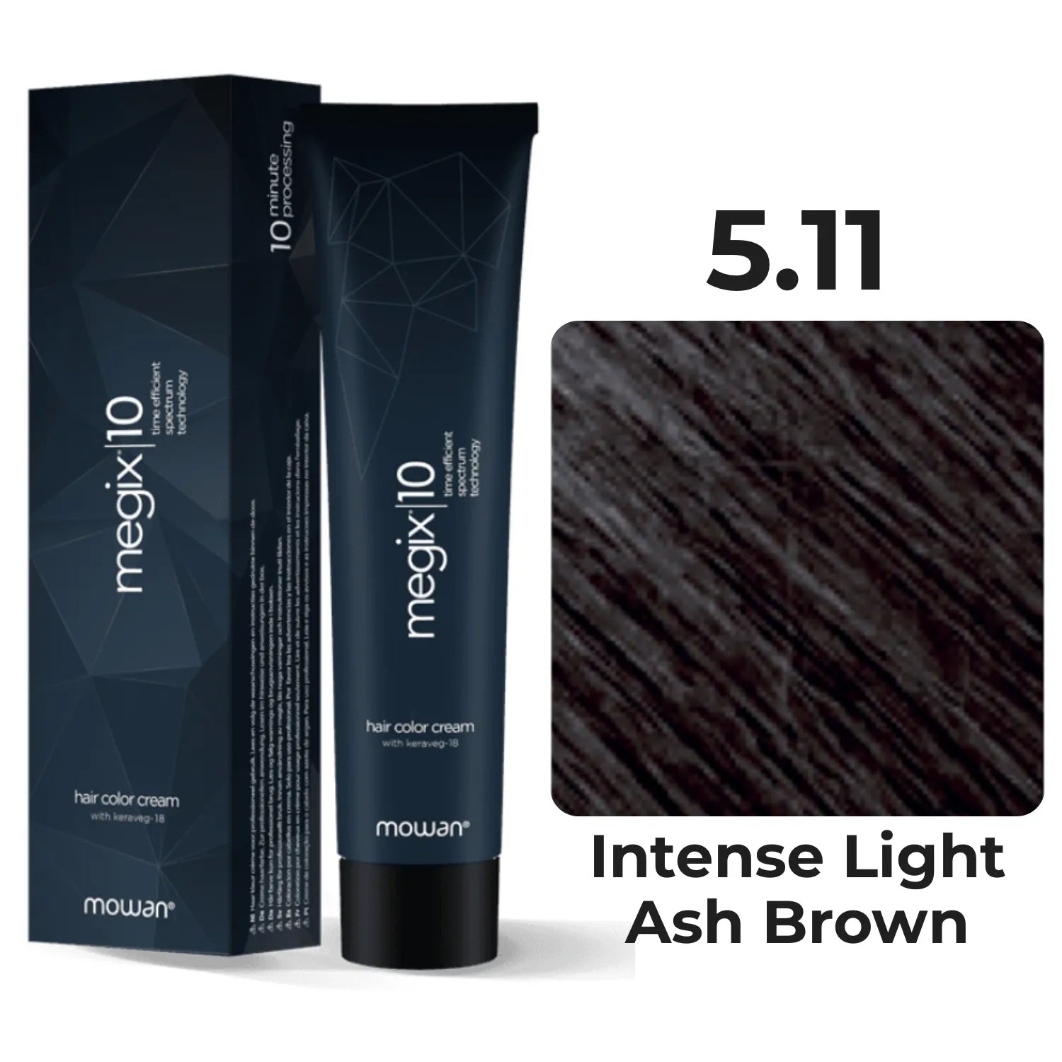Mowan - Megix Hair Color - Ash Violet 5.11