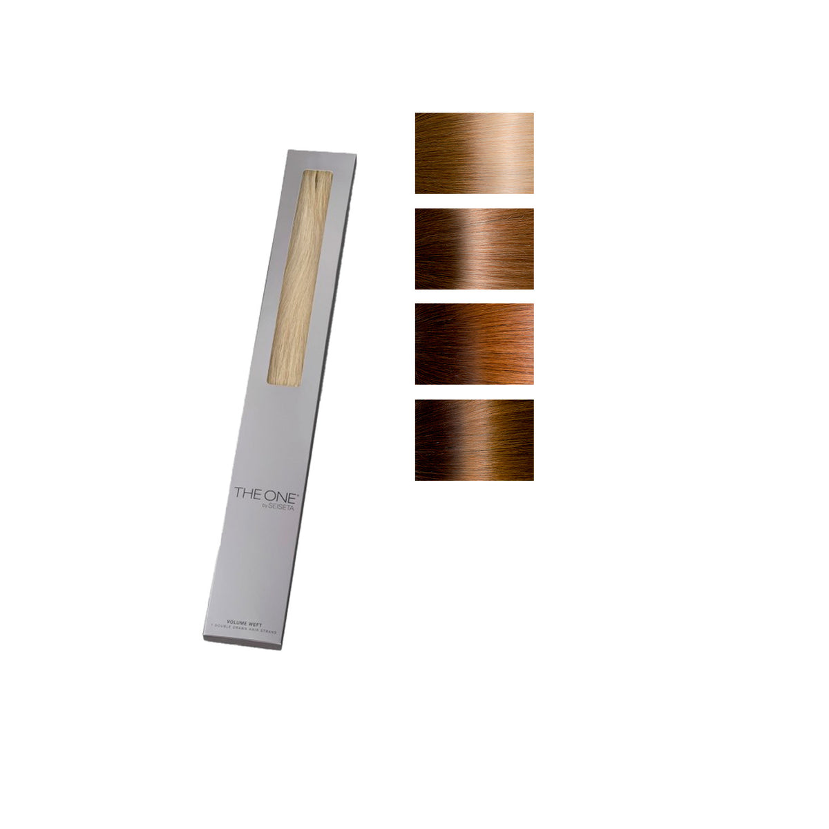 Seiseta The One Hair Extensions - Volume Weft Hair Double Drawn - OMBRE