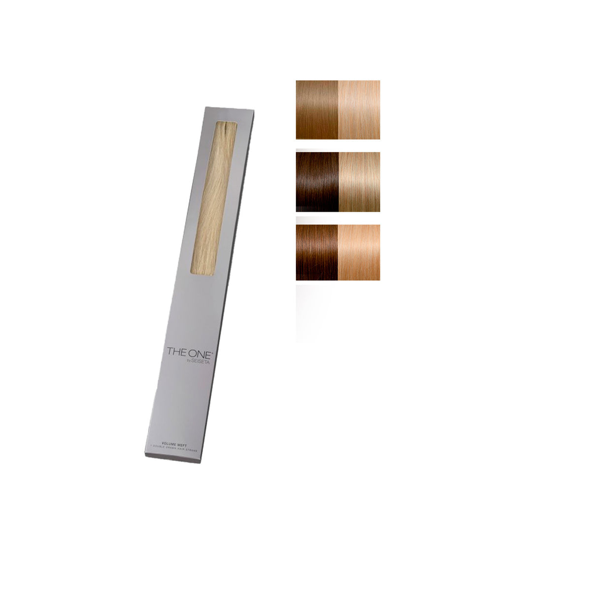 Seiseta The One Hair Extensions - Volume Weft Hair Double Drawn - HIGHLIGHTS