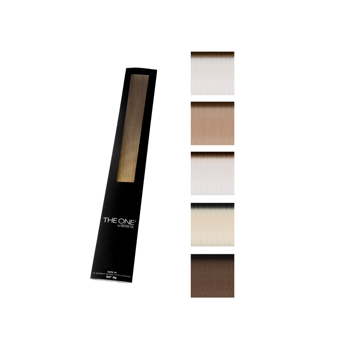 Seiseta The One Hair Extensions - Tape-In Double Drawn - ROOTED