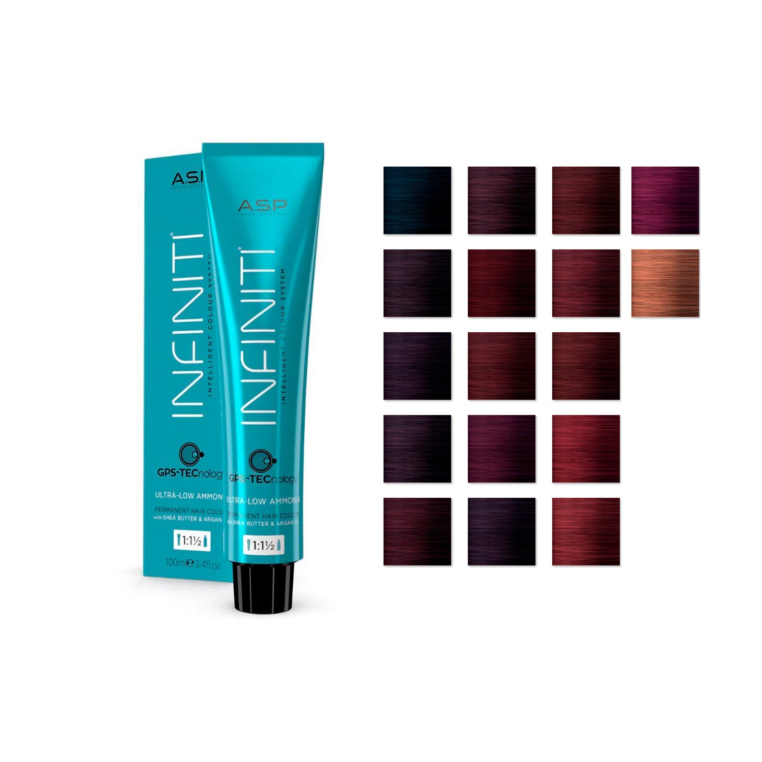 ASP  Infiniti Crème Color Regular Vibrant & Expressive  Ultra low ammonia Professional Salon Products