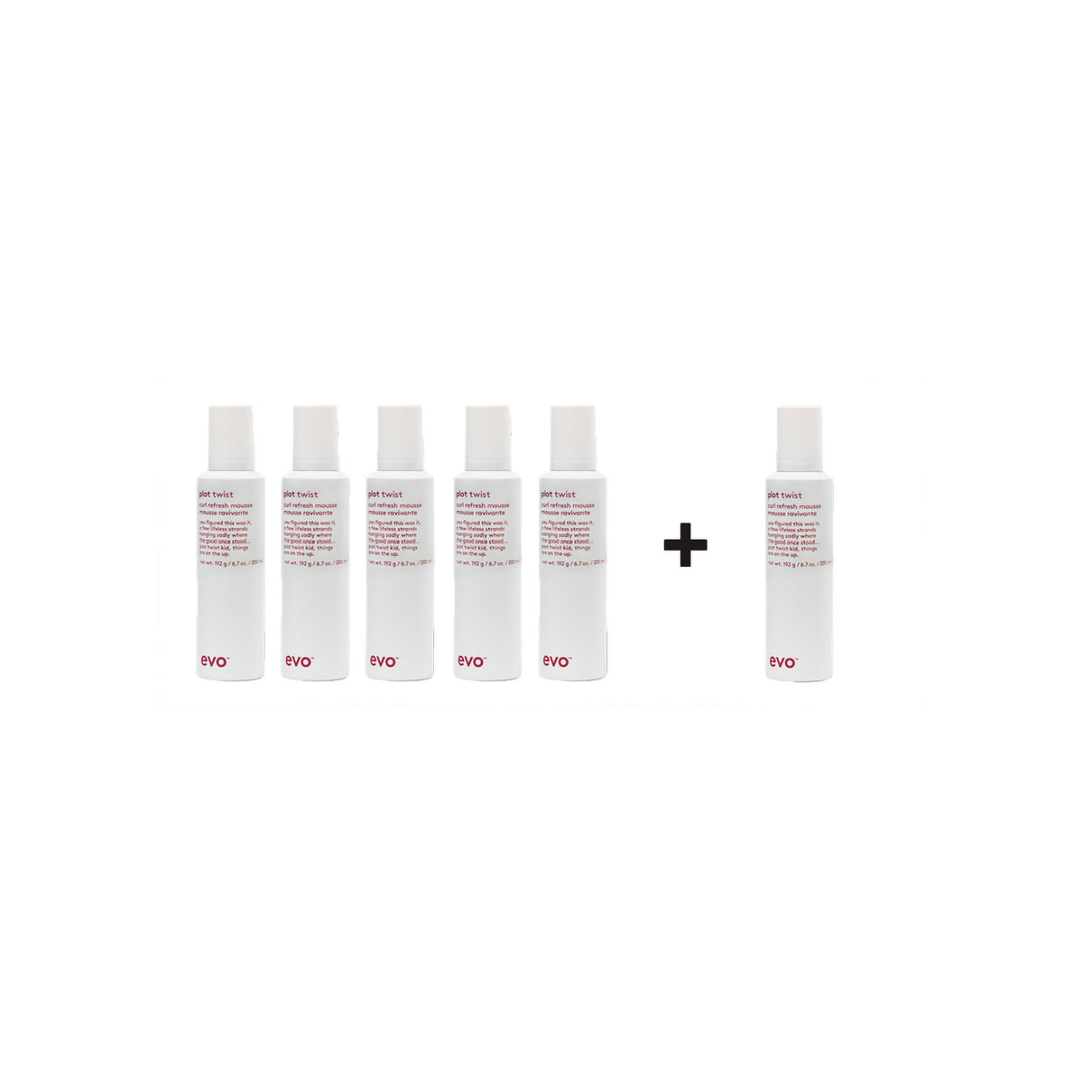 EVO Plot Twist Curl Refresh Mousse 5+1