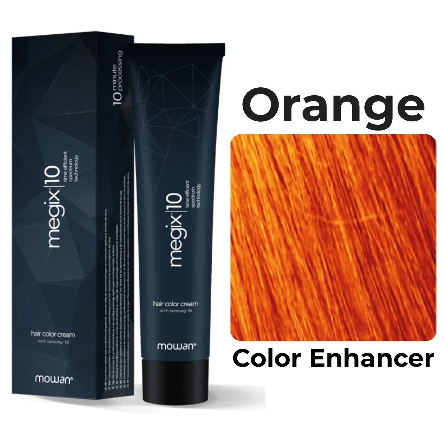 Mowan  - Megix Hair Color - Color Enhancers ORANGE